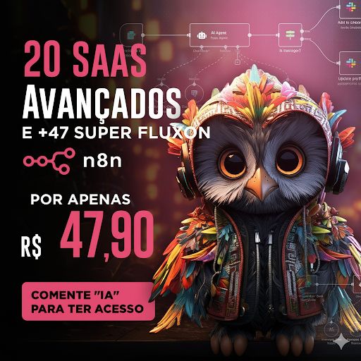 10 SAAS + 47 super fluxos N8N